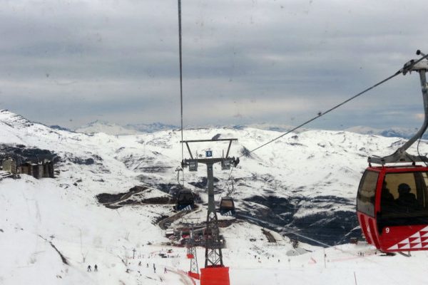 Estação de esqui do Valle Nevado (Foto: Tati Sisti)