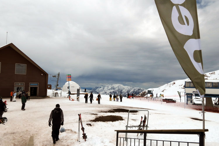 Estação de esqui no Valle Nevado (Foto: Tati Sisti)