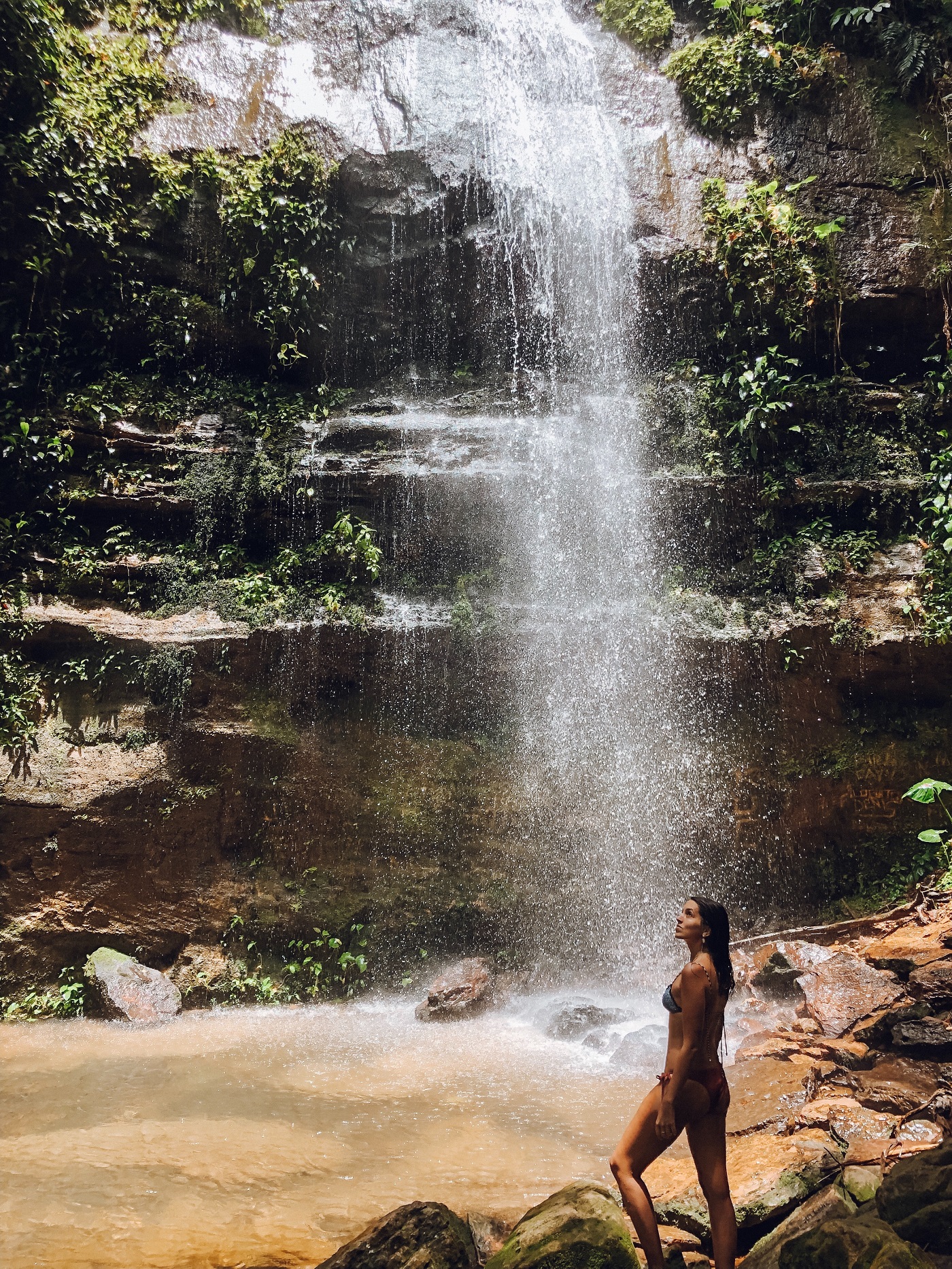 Cachoeira Escorrega Macaco, em Taquaruçu (Foto: Gabriel Bester)