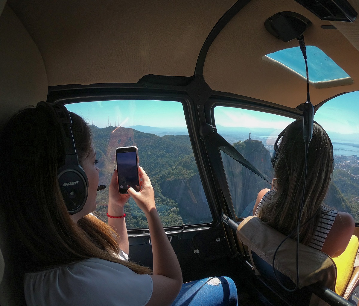Voo de helicóptero no Rio de Janeiro (Foto: Rafael Felix)